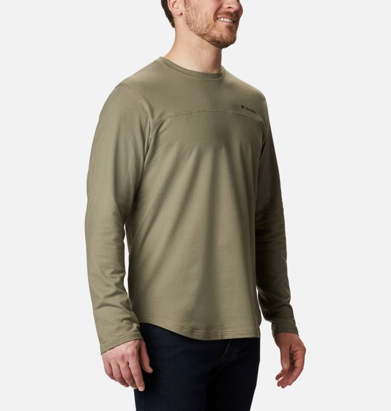 Men's Rugged Ridge Long Sleeve Crew, Color: Stone Green Heather, image 5