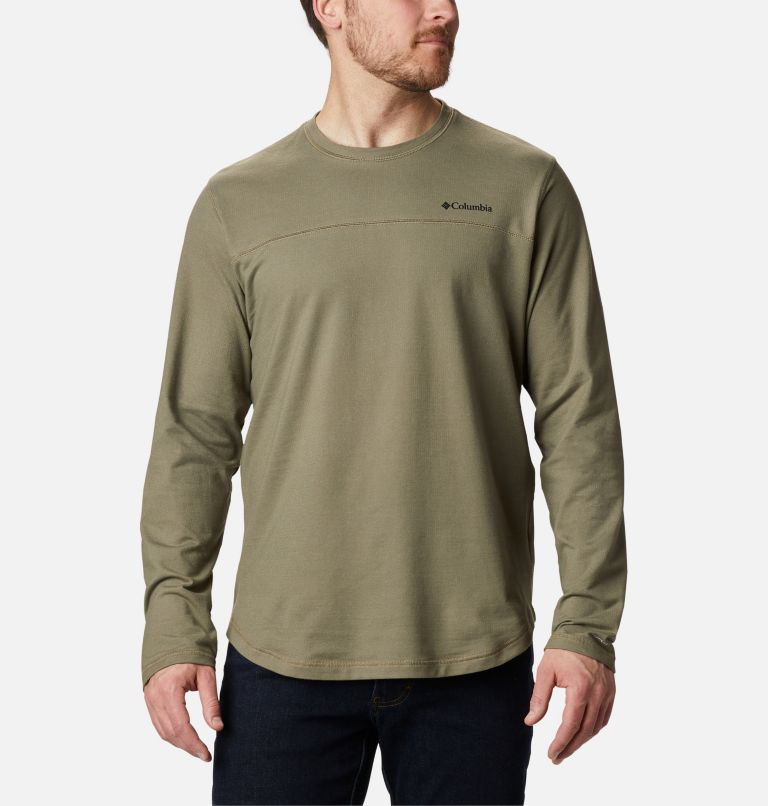 Men's Rugged Ridge Long Sleeve Crew, Color: Stone Green Heather, image 1