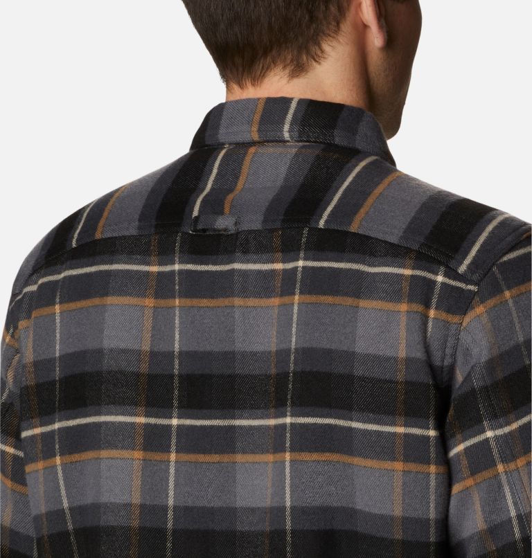 Thumbnail: Men’s Deschutes River Heavyweight Flannel Shirt, Color: City Grey Large Multi Check, image 7