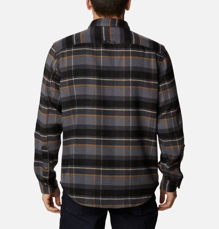 Thumbnail: Men’s Deschutes River Heavyweight Flannel Shirt, Color: City Grey Large Multi Check, image 2
