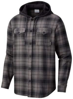 flannel hoodie mens