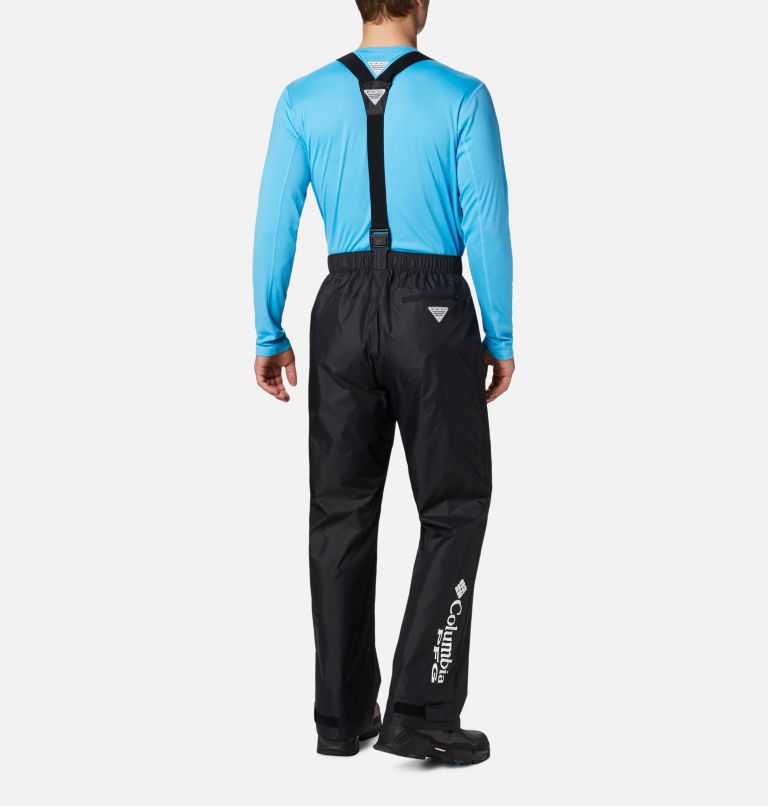 Men's PFG Storm Bib Pants, Color: Black