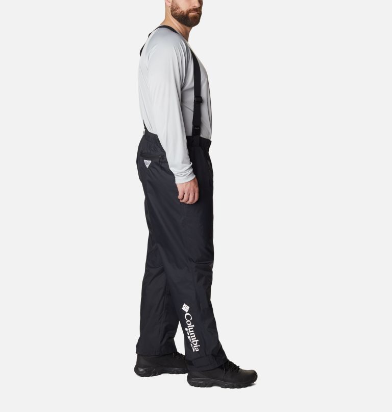 Thumbnail: Men's PFG Storm Bib Pants - Big, Color: Black, image 3
