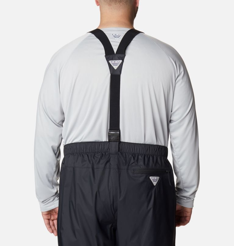 Thumbnail: Men's PFG Storm Bib Pants - Big, Color: Black, image 5