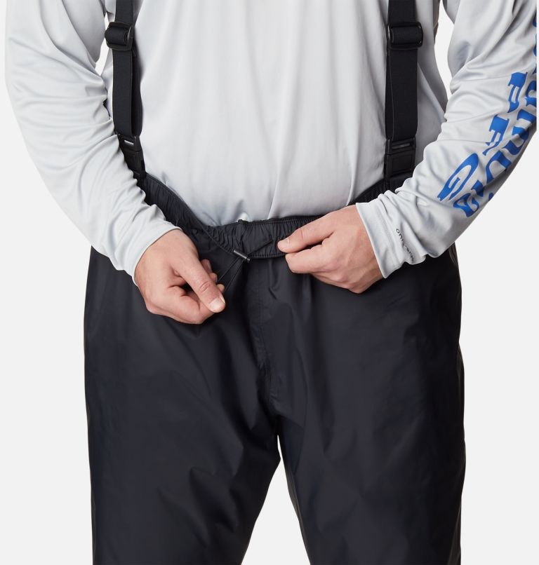 Thumbnail: Men's PFG Storm Bib Pants - Big, Color: Black, image 6