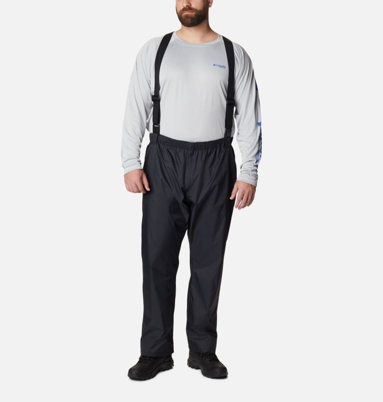 Men's PFG Storm Bib Pants - Big, Color: Black, image 1