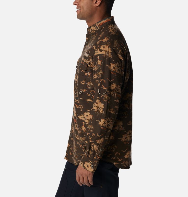 Sharptail Flannel | 232 | L, Color: Cordovan Duck Dog Print, image 3