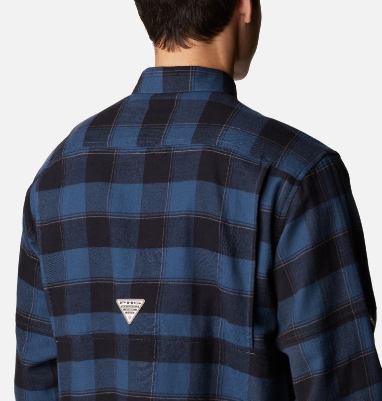 Men’s PHG Sharptail Flannel, Color: Zinc Chunky Plaid, image 5