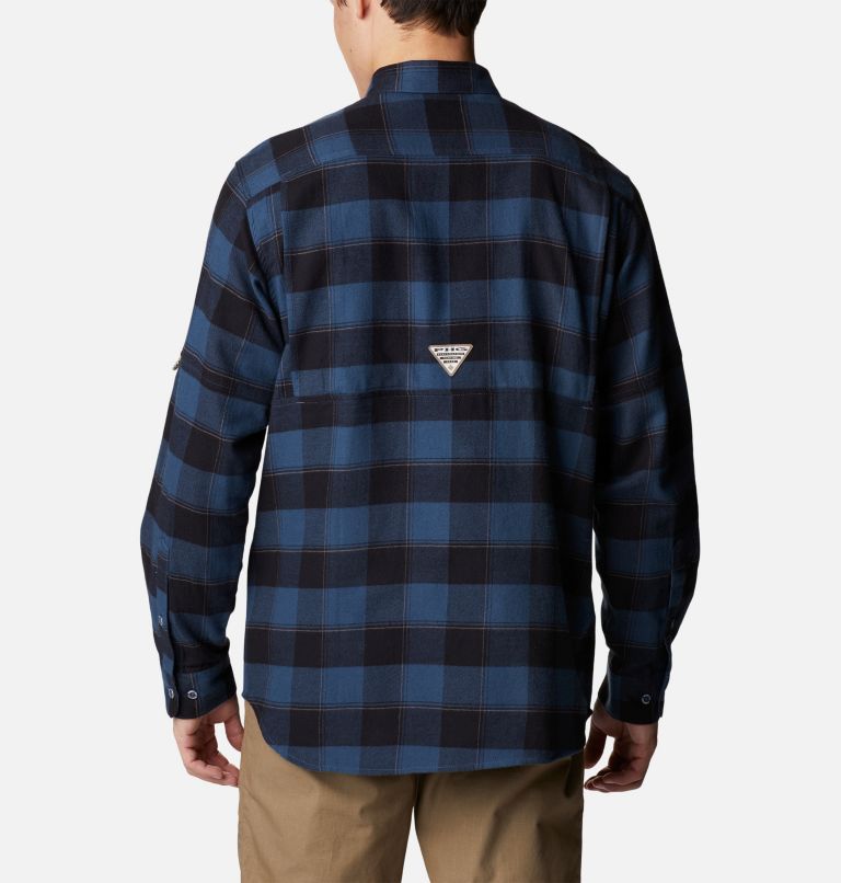 Men’s PHG Sharptail Flannel, Color: Zinc Chunky Plaid, image 2