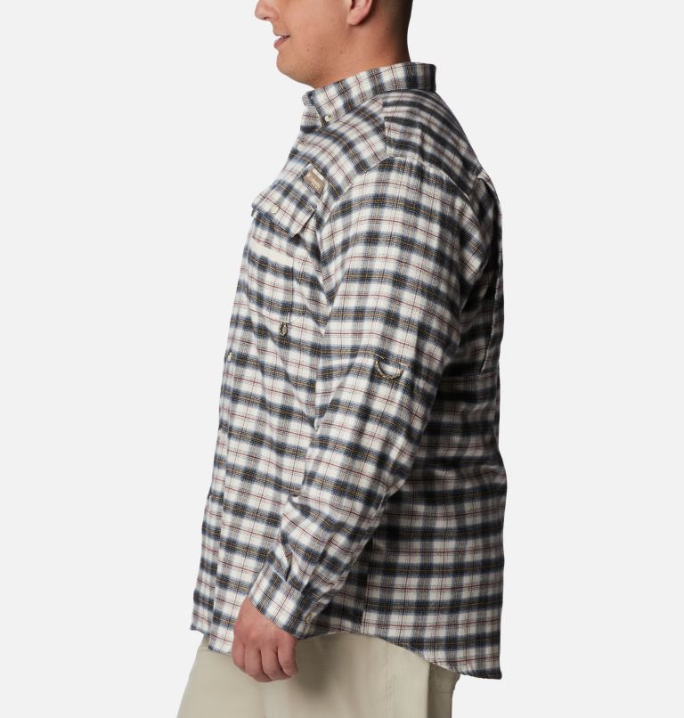 Thumbnail: Men’s PHG Sharptail Flannel - Big, Color: Chalk Fieldwork Ombre, image 3