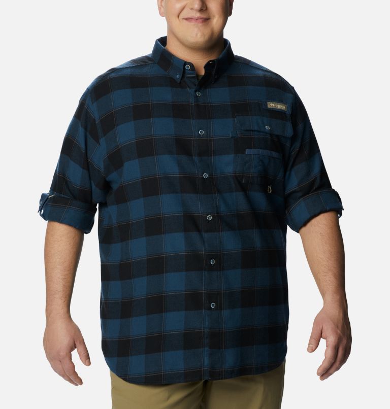 Chemise en flanelle PHG Sharptail Homme - Tailles fortes, Color: Zinc Chunky Plaid, image 6