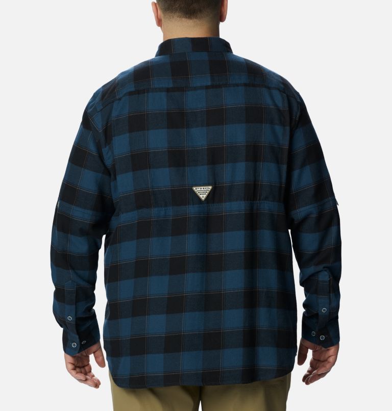 Men’s PHG Sharptail Flannel - Big, Color: Zinc Chunky Plaid, image 2