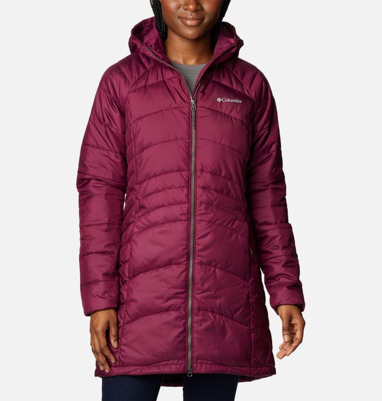 Women’s Karis Gale Long Jacket, Color: Marionberry, image 1