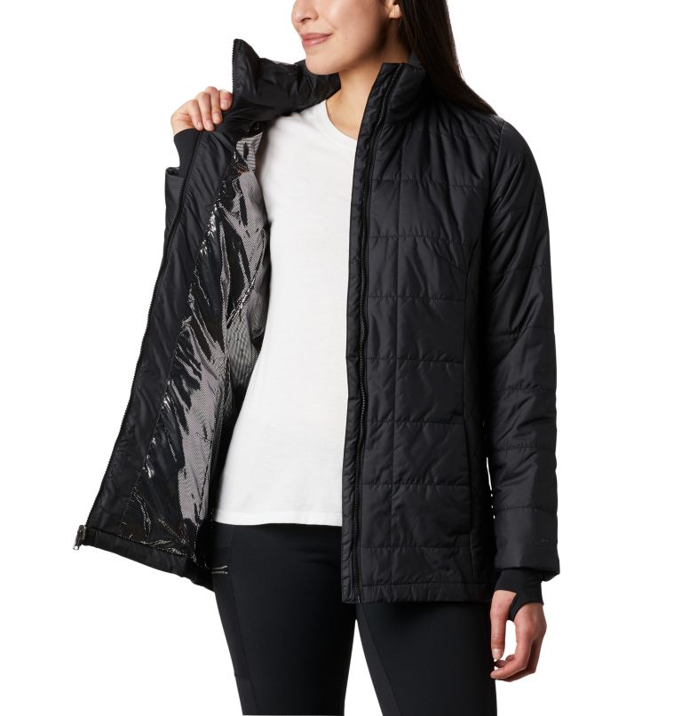 Women's Carson Pass 3-in-1 Waterproof Jacket, Color: Black, image 8