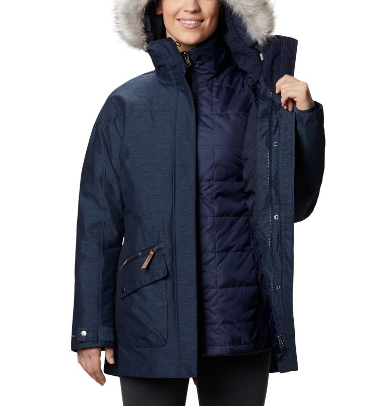 Women's Carson Pass 3-in-1 Waterproof Jacket, Color: Dark Nocturnal, image 5
