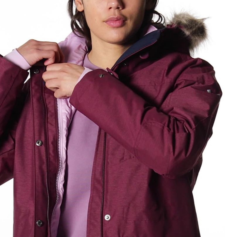 Women's Carson Pass 3-in-1 Waterproof Jacket, Color: Marionberry