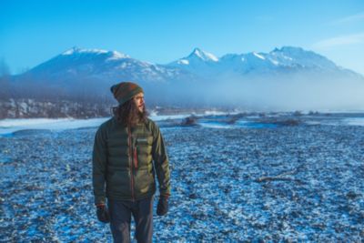 ramble down hybrid hooded jacket