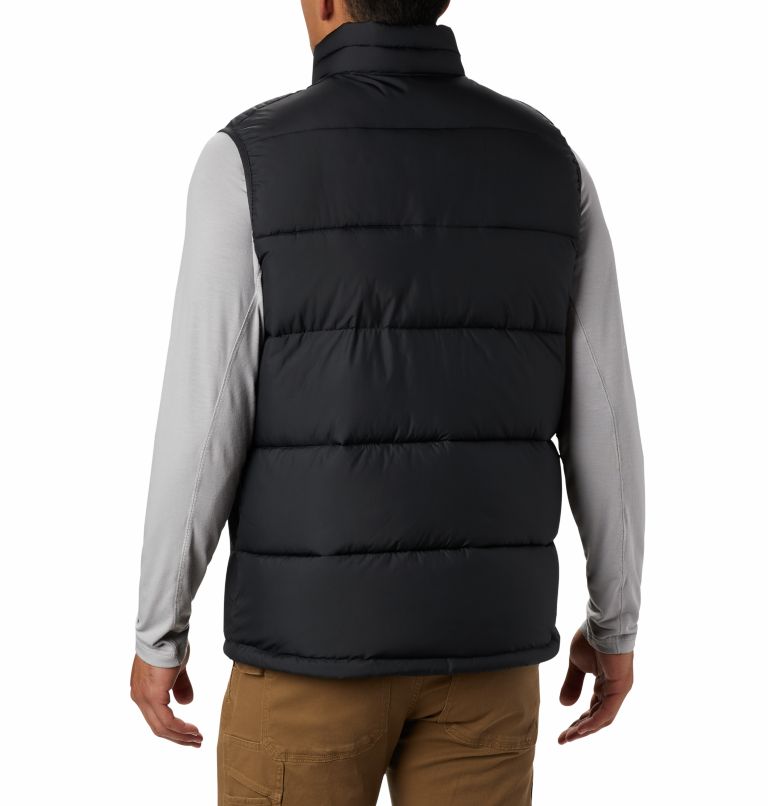 Men’s Pike Lake Puffer Vest, Color: Black, image 2
