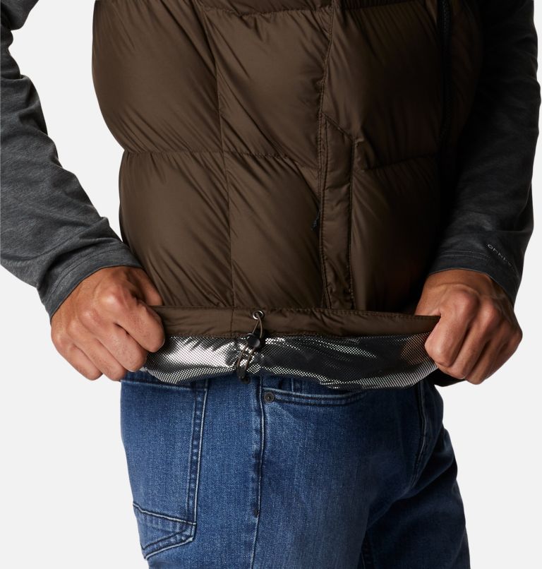 Men’s Pike Lake Puffer Vest, Color: Cordovan, Black, image 8