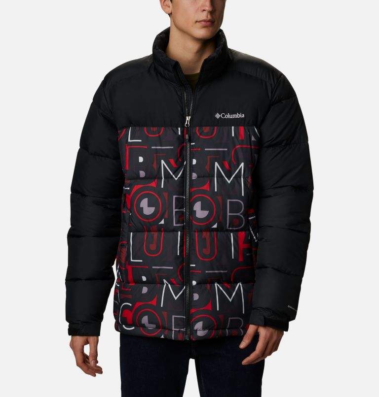 Veste isolée Pike Lake Homme, Color: Black Multi Typo, Black, image 1