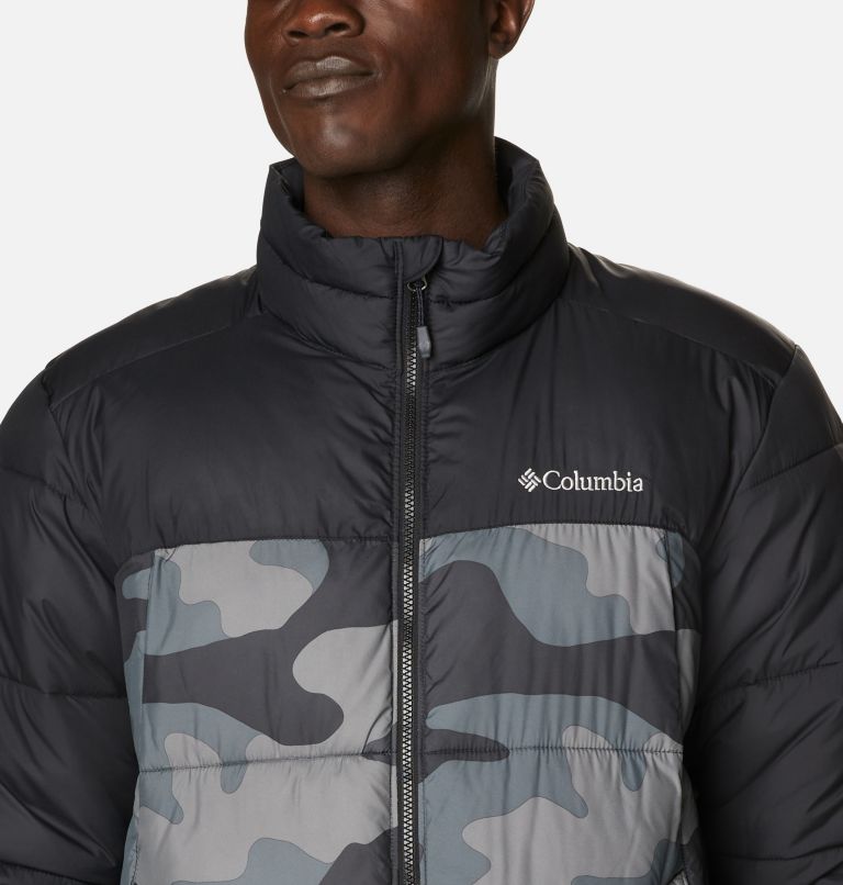 Men's Pike Lake Insulated Jacket, Color: Black Mod Camo Print, Black, image 4