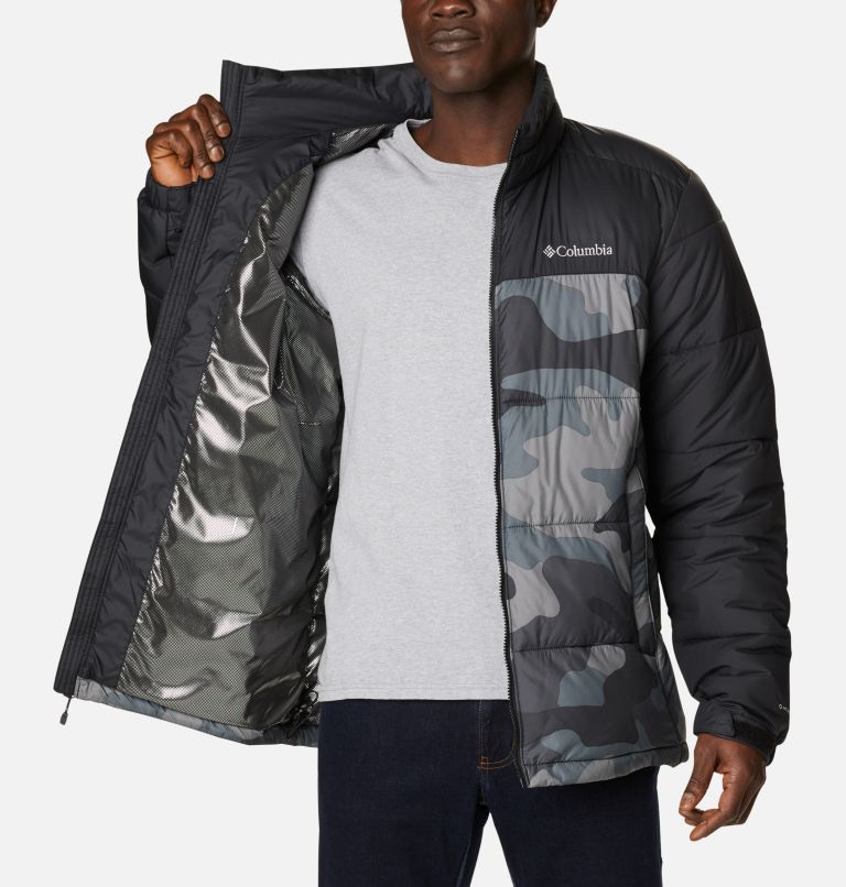 Men's Pike Lake Insulated Jacket, Color: Black Mod Camo Print, Black, image 5