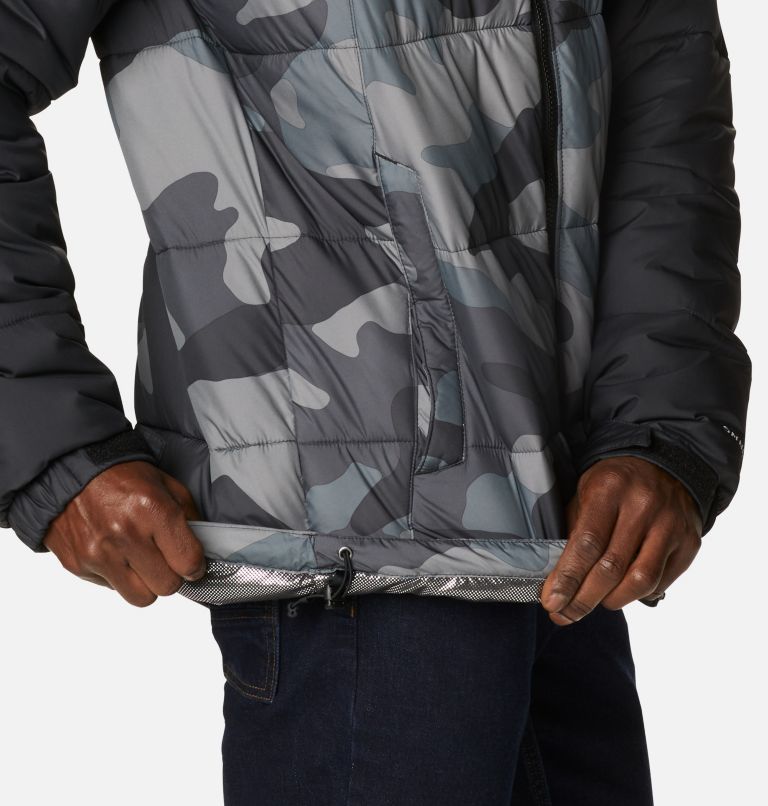 Men's Pike Lake Insulated Jacket, Color: Black Mod Camo Print, Black, image 6
