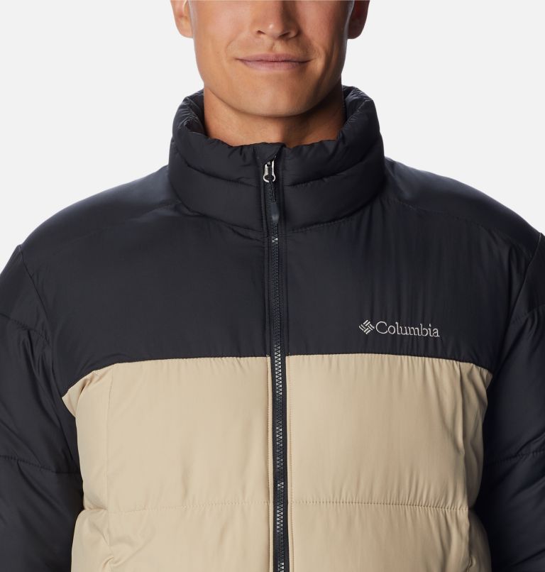 Thumbnail: Men's Pike Lake Insulated Jacket, Color: Ancient Fossil, Black, image 4