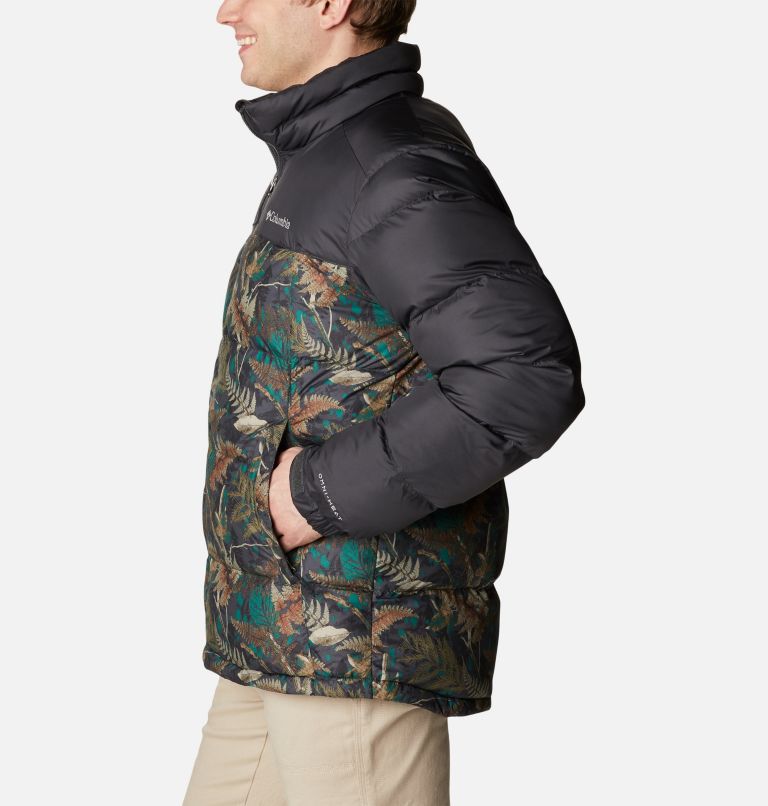 Thumbnail: Men's Pike Lake Insulated Jacket, Color: Spruce North Woods Print, Shark, image 3