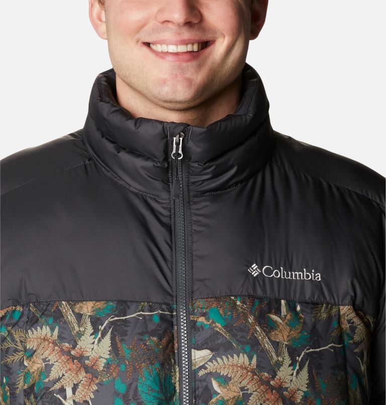 Thumbnail: Men's Pike Lake Insulated Jacket, Color: Spruce North Woods Print, Shark, image 4
