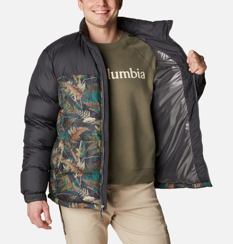 Thumbnail: Men's Pike Lake Insulated Jacket, Color: Spruce North Woods Print, Shark, image 5