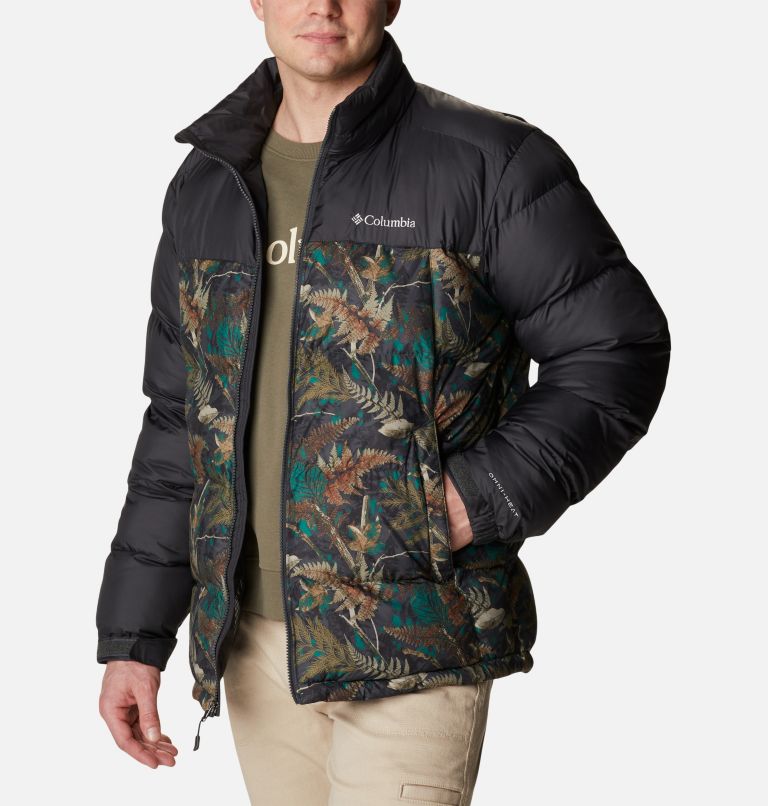 Thumbnail: Men's Pike Lake Insulated Jacket, Color: Spruce North Woods Print, Shark, image 8