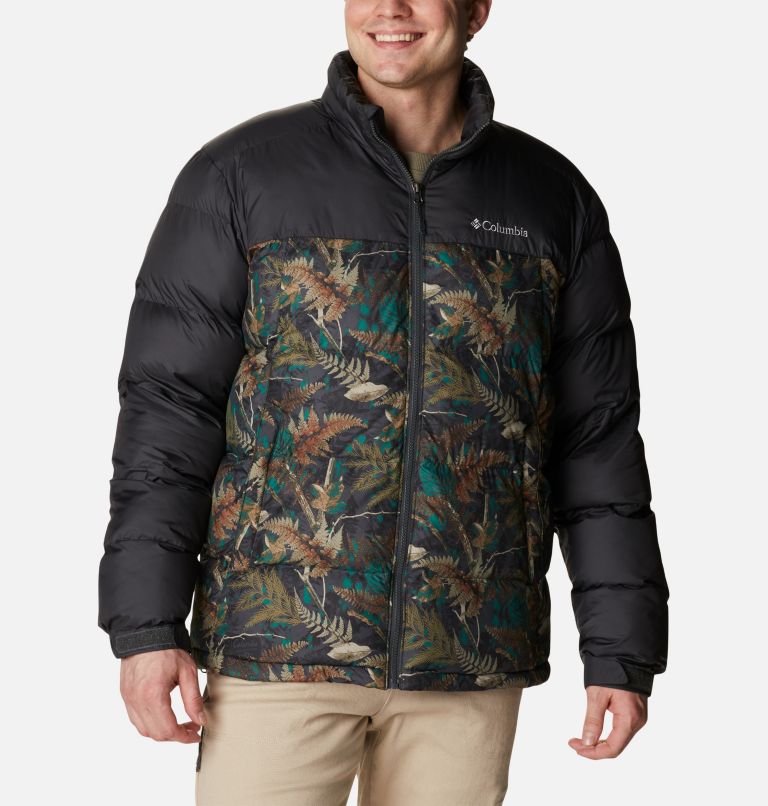 Thumbnail: Men's Pike Lake Insulated Jacket, Color: Spruce North Woods Print, Shark, image 1