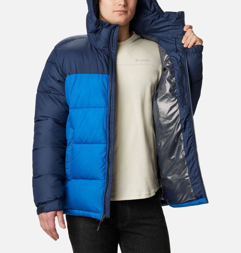 Men's Pike Lake Hooded Jacket, Color: Bright Indigo, Collegiate Navy, image 5