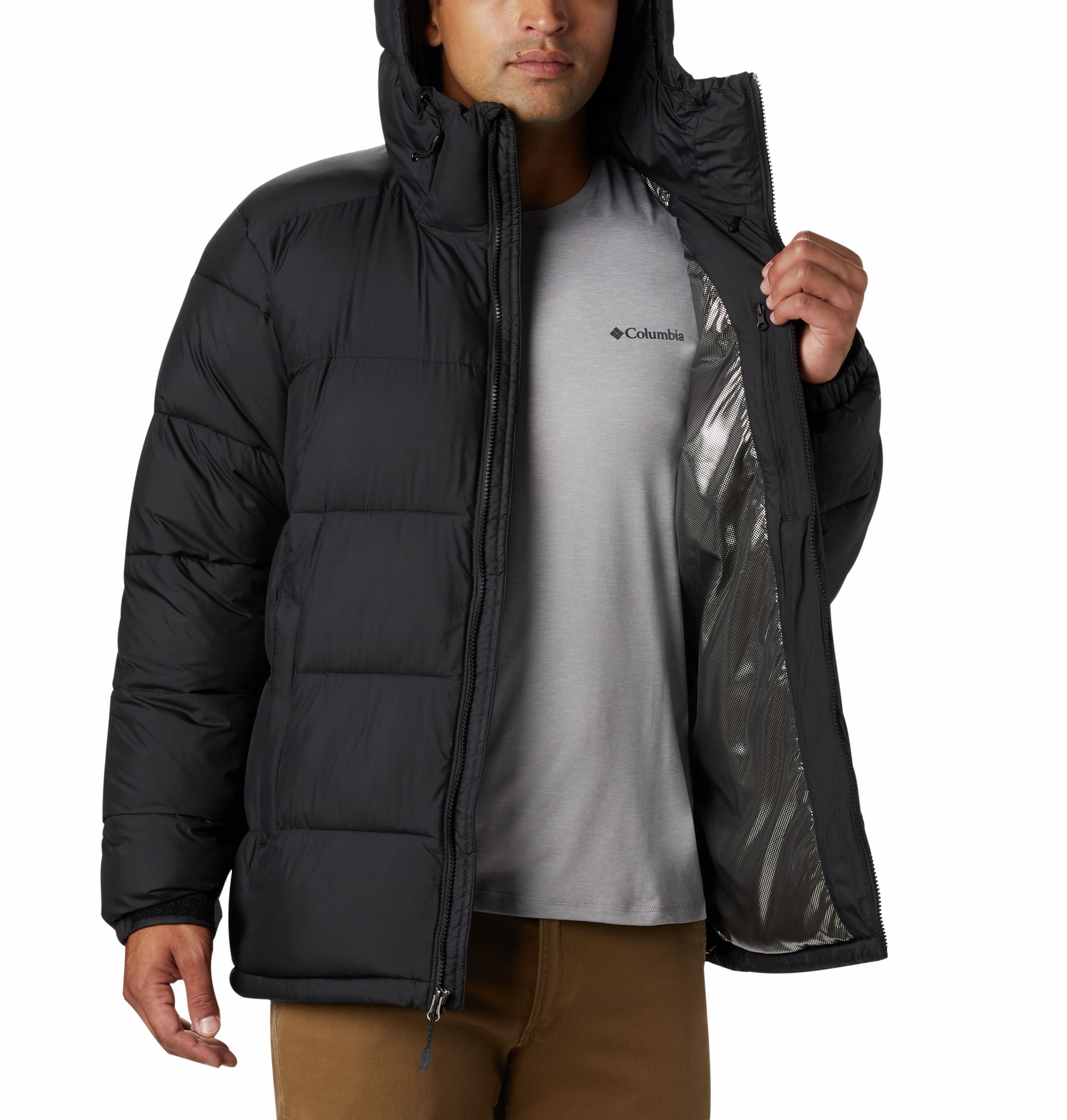 Columbia Men's Pike Lake™ Hooded Down Jacket. 5