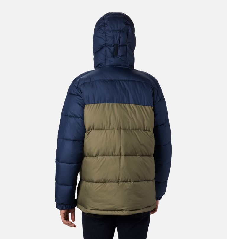 Pike Lake Hooded Jacket | 397 | S, Color: Stone Green, Collegiate Navy, image 2