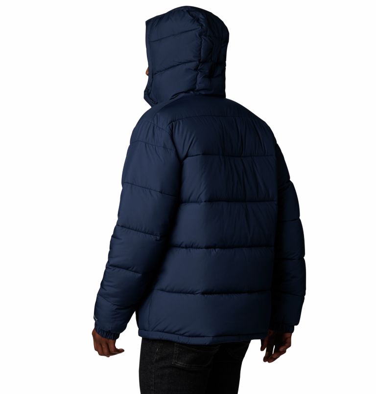 Men's Pike Lake Hooded Down Jacket, Color: Collegiate Navy, image 2