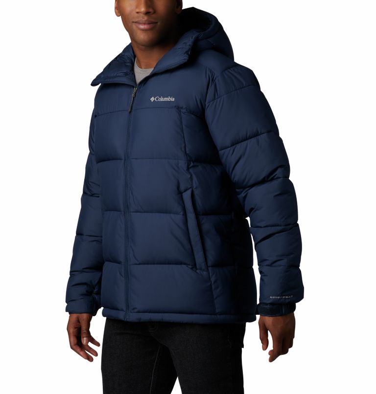 Mens navy down jacket online