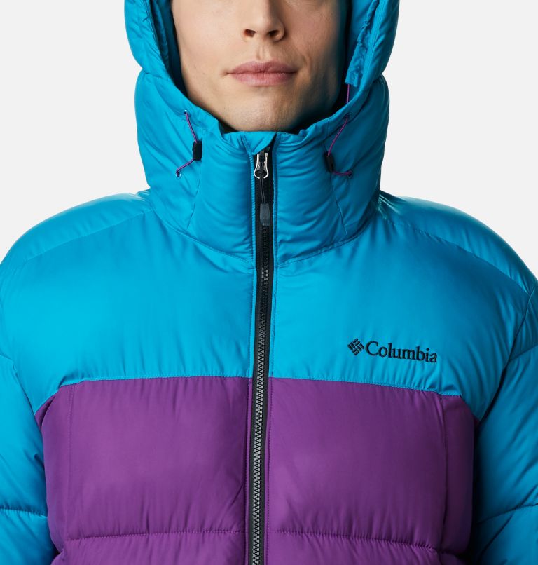Pike Lake Hooded Jacket | 575 | L, Color: Plum, Fjord Blue, image 4