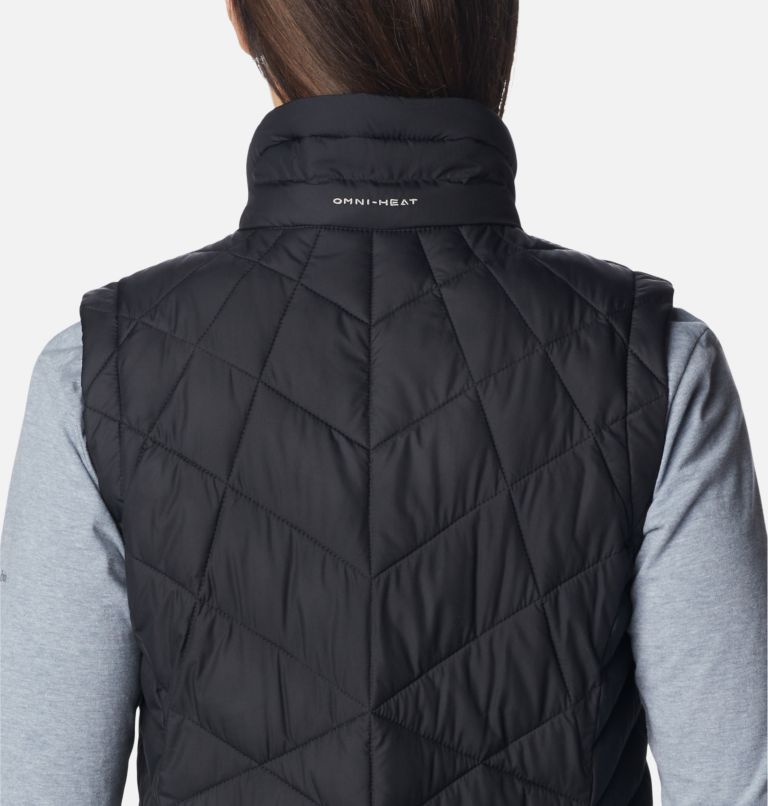 Women's Heated Quilted Vest - Black