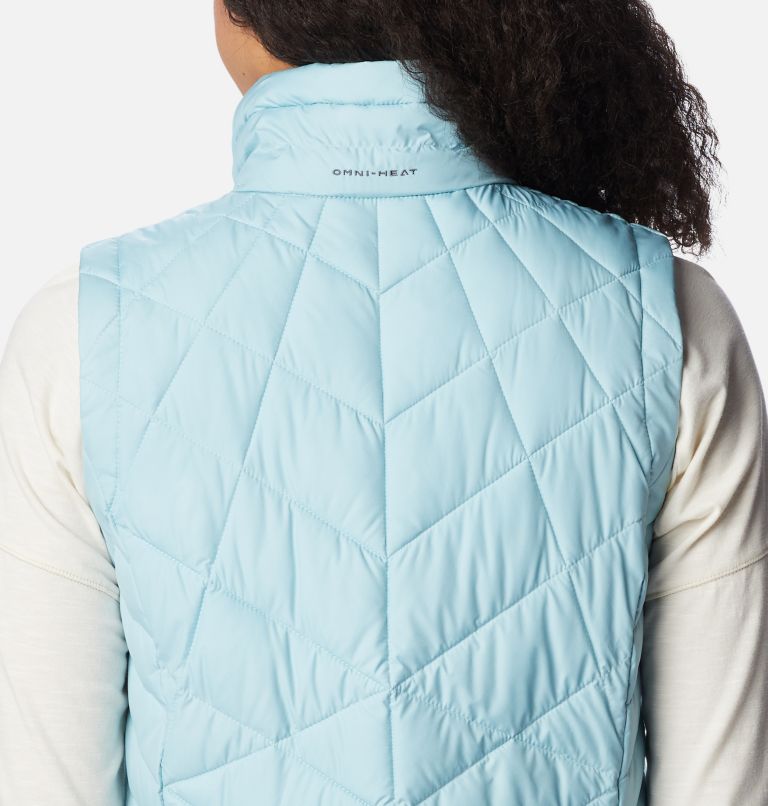 Columbia Women's Outdoor Vest Tan XL Zip Front V-Neck Collared Pockets  Fishing