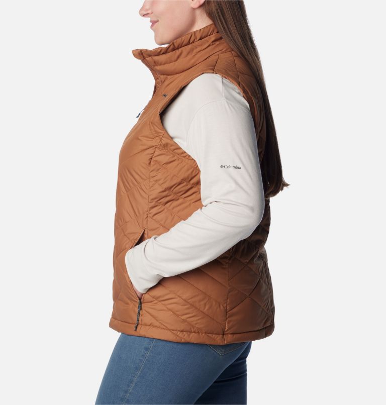Women’s Heavenly Vest - Plus Size, Color: Camel Brown, image 3