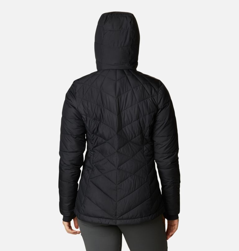 Thumbnail: Women's Heavenly Hooded Synthetic Down Jacket, Color: Black, image 2