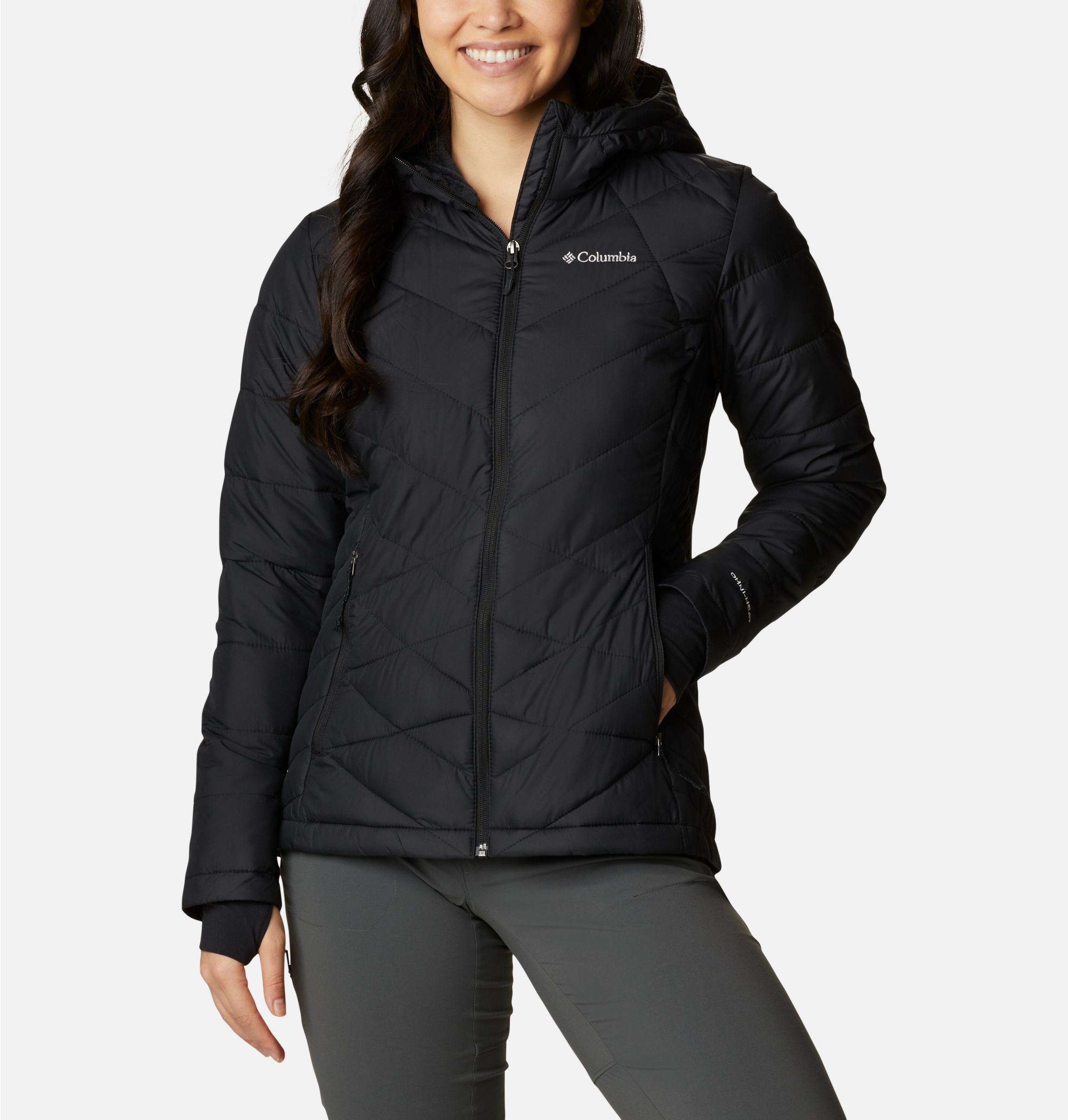 Women's Heavenly Down Jacket DARK SAGE HEATHER