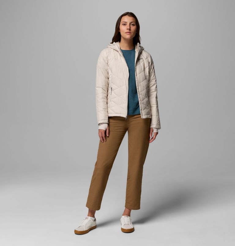 Women's Heavenly Hooded Insulated Jacket, Color: Dark Stone, image 2