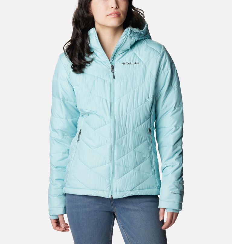 Women's Heavenly Hooded Jacket, Color: Aqua Haze, image 1