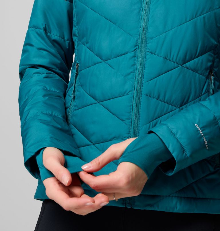 Women's Heavenly Hooded Jacket, Color: River Blue, image 9
