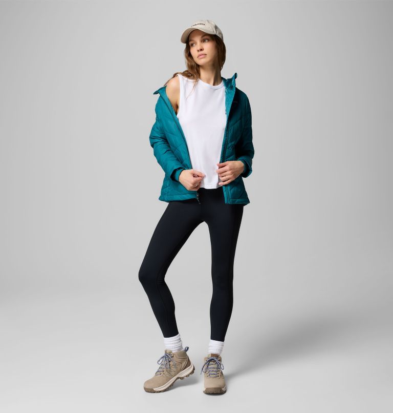 Women's Heavenly Hooded Jacket, Color: River Blue, image 2