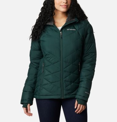 columbia women's heavenly hooded jacket plus size