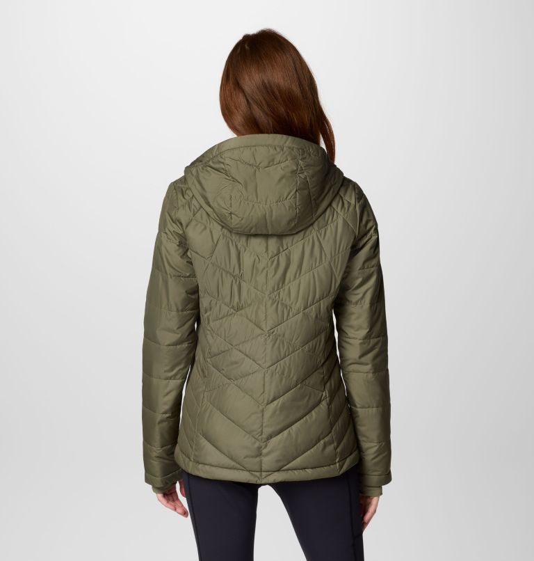 Women's Heavenly Hooded Jacket, Color: Stone Green, image 2